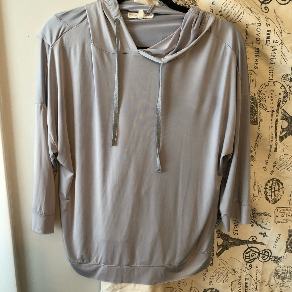 Grey, Buckle Hoodie